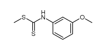 methyl (3-methoxyphenyl)carbamodithioate结构式