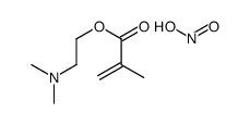 2-(dimethylamino)ethyl 2-methylprop-2-enoate,nitrous acid Structure