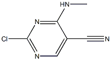 2-chloro-4-(methylamino)pyrimidine-5-carbonitrile picture