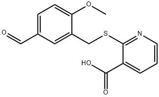 2-[(5-Formyl-2-methoxybenzyl)sulfanyl]nicotinic acid图片