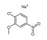 sodium 2-methoxy-4-nitrophenolate结构式