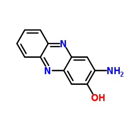 2-氨基-3-羟基吩嗪结构式