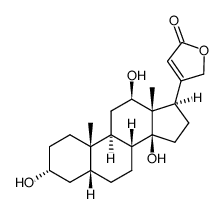 (3alpha,5beta,12beta)-3,12,14-trihydroxycard-20(22)-enolide picture