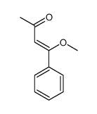 4-methoxy-4-phenylbut-3-en-2-one Structure