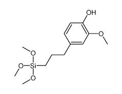 2-methoxy-4-(3-trimethoxysilylpropyl)phenol Structure