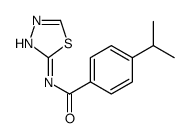 Benzamide, 4-(1-methylethyl)-N-1,3,4-thiadiazol-2-yl- (9CI) Structure