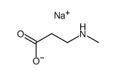 N-methyl-β-alanine sodium salt结构式