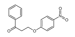 3-(4-nitrophenoxy)-1-phenylpropan-1-one Structure