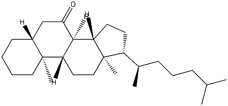 5α-Cholestan-7-one结构式