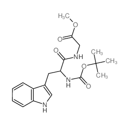 methyl 2-[[3-(1H-indol-3-yl)-2-(tert-butoxycarbonylamino)propanoyl]amino]acetate picture