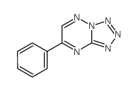 4-phenyl-1,2,5,7,8,9-hexazabicyclo[4.3.0]nona-2,4,6,8-tetraene结构式