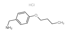 (4-丁氧基苯基)甲胺盐酸盐结构式