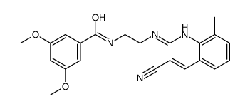 Benzamide, N-[2-[(3-cyano-8-methyl-2-quinolinyl)amino]ethyl]-3,5-dimethoxy- (9CI) picture