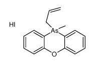 10-methyl-10-prop-2-enylphenoxarsinin-5-ium,iodide结构式