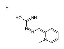 [(1-methylpyridin-1-ium-2-yl)methylideneamino]urea,iodide Structure