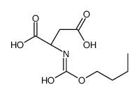 (2S)-2-(butoxycarbonylamino)butanedioic acid Structure