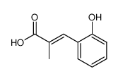 3-(2-hydroxy-phenyl)-2-methyl-acrylic acid Structure