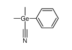 [dimethyl(phenyl)germyl]formonitrile结构式