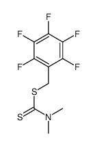 (2,3,4,5,6-pentafluorophenyl)methyl N,N-dimethylcarbamodithioate Structure