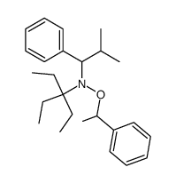 1-{1-[(1,1-diethylpropyl)(1-1-phenylethoxy)amino]-2-methylpropyl}benzene Structure