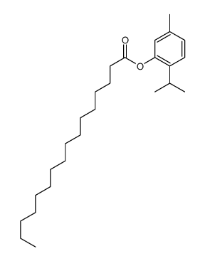 5-methyl-2-(1-methylethyl)phenyl palmitate结构式