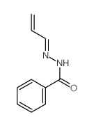 Benzoicacid, 2-(2-propen-1-ylidene)hydrazide结构式