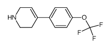 4-{4-[(trifluoromethyl)oxy]phenyl}-1,2,3,6-tetrahydropyridine Structure