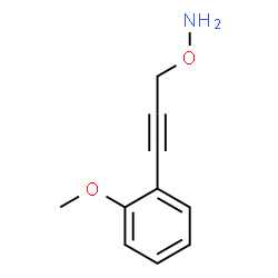 Hydroxylamine, O-[3-(2-methoxyphenyl)-2-propynyl]- (9CI)结构式