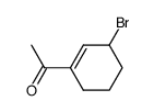 1-(3-bromocyclohex-1-en-1-yl)ethan-1-one Structure