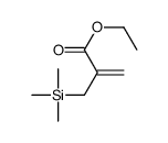 ethyl 2-(trimethylsilylmethyl)prop-2-enoate Structure