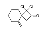 1,1-dichloro-5-methylenespiro[3.5]nonan-2-one结构式