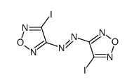 bis(4-iodo-1,2,5-oxadiazol-3-yl)diazene结构式