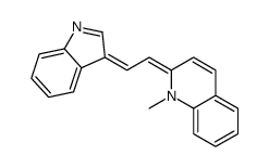 2-(2-indol-3-ylideneethylidene)-1-methylquinoline Structure