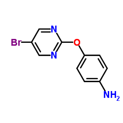 4-((5-Bromopyrimidin-2-yl)oxy)aniline picture