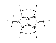 2,3,4,6,7,8-Hexa-tert-butyl-bicyclo[3.3.0]octaarsan结构式