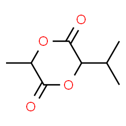 1,4-Dioxane-2,5-dione,3-methyl-6-(1-methylethyl)-(9CI)结构式