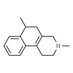 Benz[f]isoquinoline, 1,2,3,4,5,6-hexahydro-3,6-dimethyl- (9CI) structure