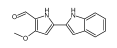 5-(1H-吲哚-2-基)-3-甲氧基-1H-吡咯-2-甲醛图片