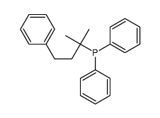 (2-methyl-4-phenylbutan-2-yl)-diphenylphosphane Structure