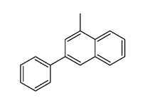 1-methyl-3-phenylnaphthalene结构式