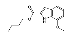 butyl 7-methoxy-1H-indole-2-carboxylate Structure