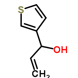 1-(thiophen-3-yl)prop-2-en-1-ol结构式