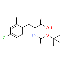 BOC-4-CHLORO-2-METHYL-DL-PHENYLALANINE Structure