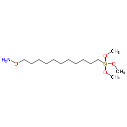 11-(O-HYDROXYLAMINE)UNDECYLTRIMETHOXYSILANE Structure