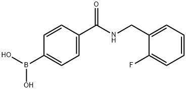 4-(2-氟苯基甲基氨基甲酰基)苯基硼酸图片