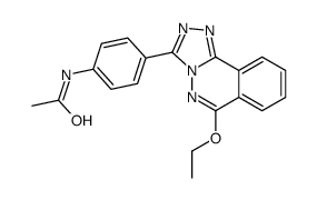 N-[4-(6-ethoxy-[1,2,4]triazolo[3,4-a]phthalazin-3-yl)phenyl]acetamide Structure