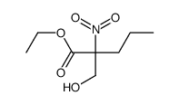 ethyl 2-(hydroxymethyl)-2-nitropentanoate Structure