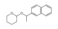 2-(1-(naphthalen-2-yl)ethoxy)tetrahydro-2H-pyran Structure