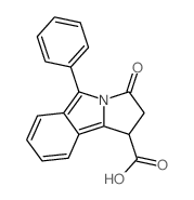 3-oxo-5-phenyl-1,2-dihydropyrrolo[2,1-a]isoindole-1-carboxylic acid结构式