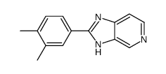 2-(3,4-dimethylphenyl)-3H-imidazo[4,5-c]pyridine Structure